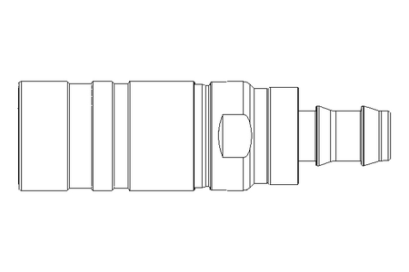 Schnellkupplung DN10 FPM/Ms Niro