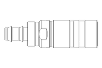 Schnellkupplung DN10 FPM/Ms Niro