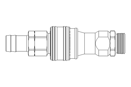 Kupplung G 1" aussen 75K+SSET Ms