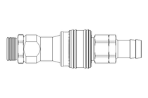 Kupplung G 1" aussen 75K+SSET Ms