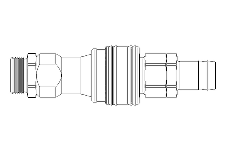 Kupplung G 1" aussen 75K+SSET Ms