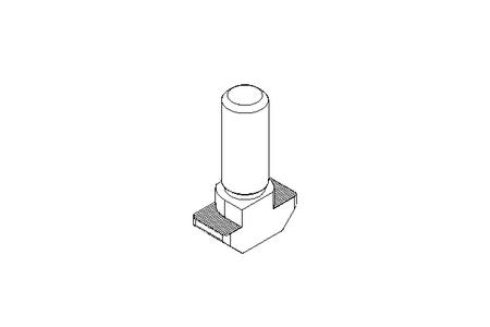 Hammerkopfschraube M8x25 St-Zn