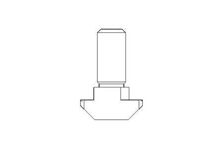 Hammer-head bolt M8x20