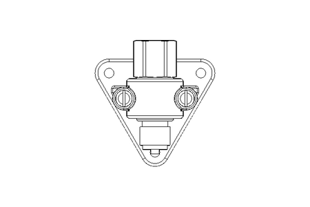 Wandhalter für Manometer