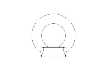 Ring nut M10 A2 DIN582