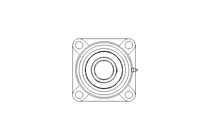 Flange bearing SUCF 35/44.4x116