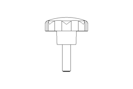 Sterngriffschraube M6x20 1.4567