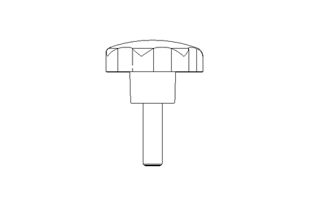 Sterngriffschraube M6x20 1.4567