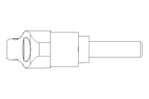 Klemmhebel M6x20