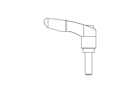 Klemmhebel M6x20