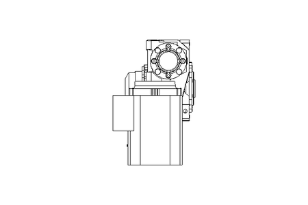 Schneckengetriebemotor 0,12kW 0,38 1/min