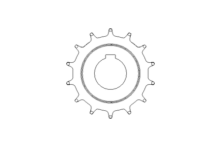 SPROCKET 1005 D=40,35 Z=14 A=38