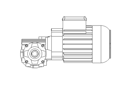 Schneckengetriebemotor 0,55kW 74 1/min