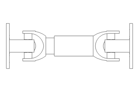 Universal joint shaft D=90 L1=250 L2=290