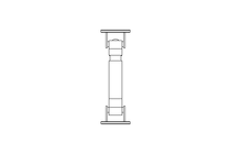 Universal joint shaft D=90 L1=290 L2=375