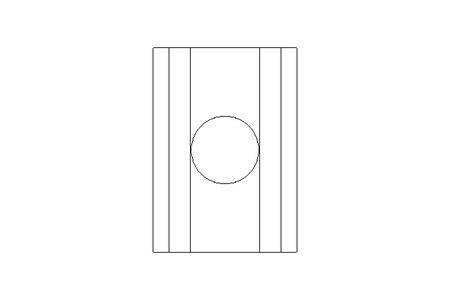 Sliding block T M8 / 10 A2