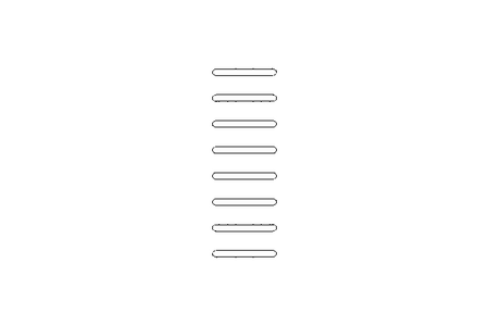 Pressure spring D1=16.5 D2=13.5 L=48.9