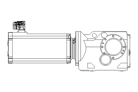 Bevel geared motor