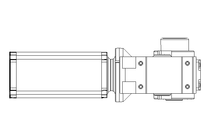 Bevel geared motor