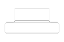 Gewindestutzen SC DN40 1.4404 DIN11864-1