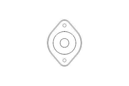 Flange bearing PCST AH23 30x156x43.3