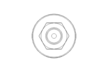 Uniao pneumatica rotativa M10x1-1/8