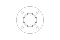 FLANGE DN40 ISO FORM V 1.4539