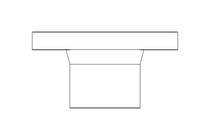 FLANGE  DN40 ISO FORM R 1.4539