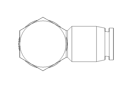 Elbow screw-in connector