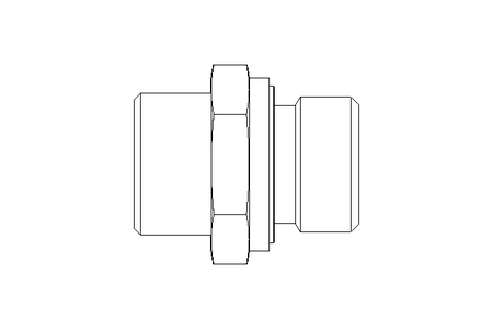 Connecting piece L 15 G1/2" St-Zn