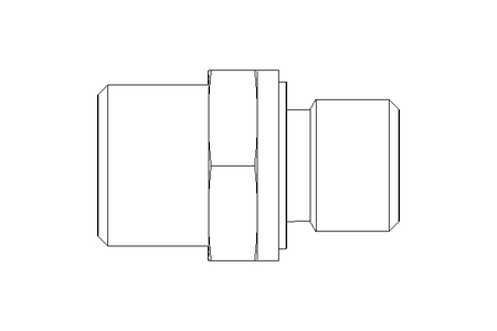 Raccordo a vite L 10 G1/4" St ISO8434