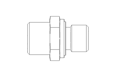 Raccordo a vite L 10 G1/4" St ISO8434