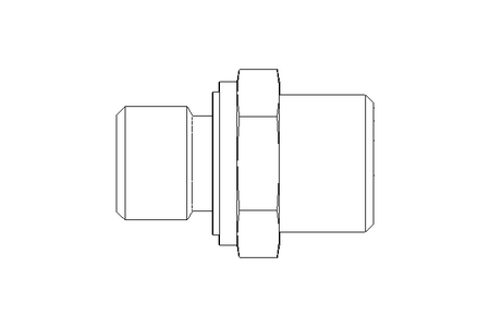 Raccordo a vite L 10 G1/4" St ISO8434