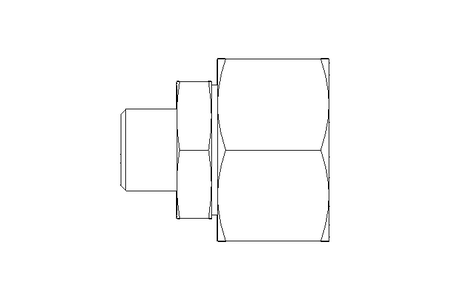 Reducing coupling L 22/10 St ISO8434