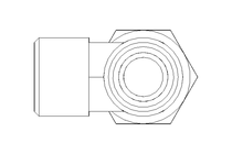 Г-образный патрубок L 10/10 St ISO8434