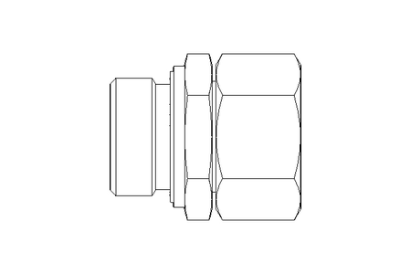 Connecting piece L 28 G1" St DIN3865