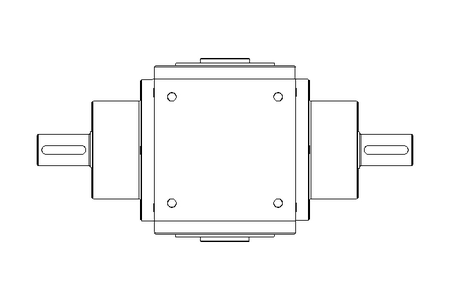 Kegelradgetriebe Typ V160 I=1:1