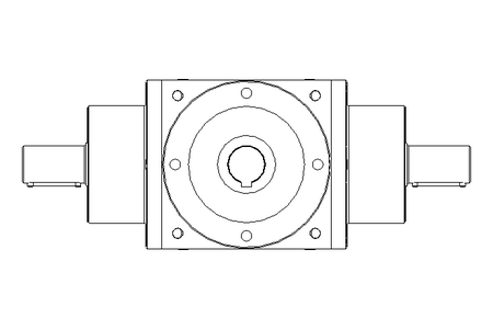 Kegelradgetriebe Typ V160 I=1:1