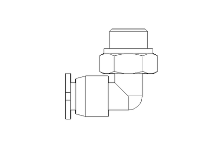 Elbow screw-in connector