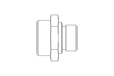 Connecting piece L 28 G3/4" St ISO8434