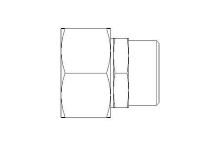 Reducing coupling L 28/22 St ISO8434