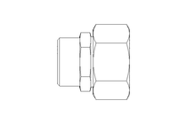 Reduzieranschluss L 28/22 St ISO8434