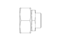 Reduzieranschluss L 42/28 St ISO8434