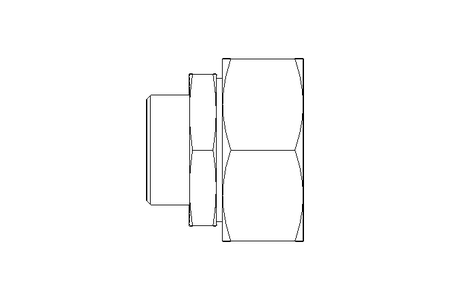 Reducing coupling L 42/28 St ISO8434