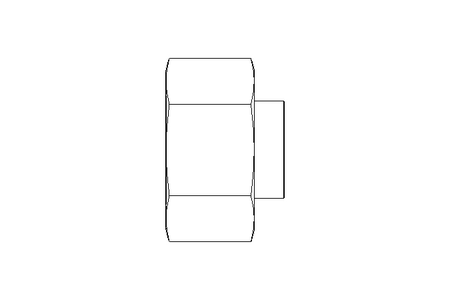 Tapered plug with nut L 22 St ISO8434