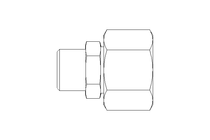 Reduzieranschluss L 15/10 St ISO8434