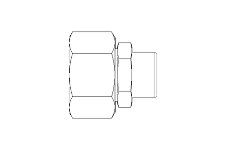 Reducing coupling L 22/15 St ISO8434