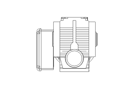 Worm gear motor 0.37kW 32 1/min