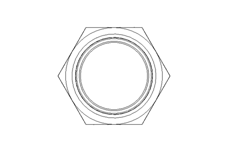 Dado di chiusura L 42 St ISO8434