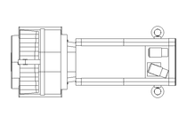 Flachgetriebemotor 18,7 Nm